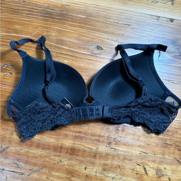 Victoria's Secret Women's Dream Angels Push Up Bra, Black smooth with lace 34C - Picture 9 of 15